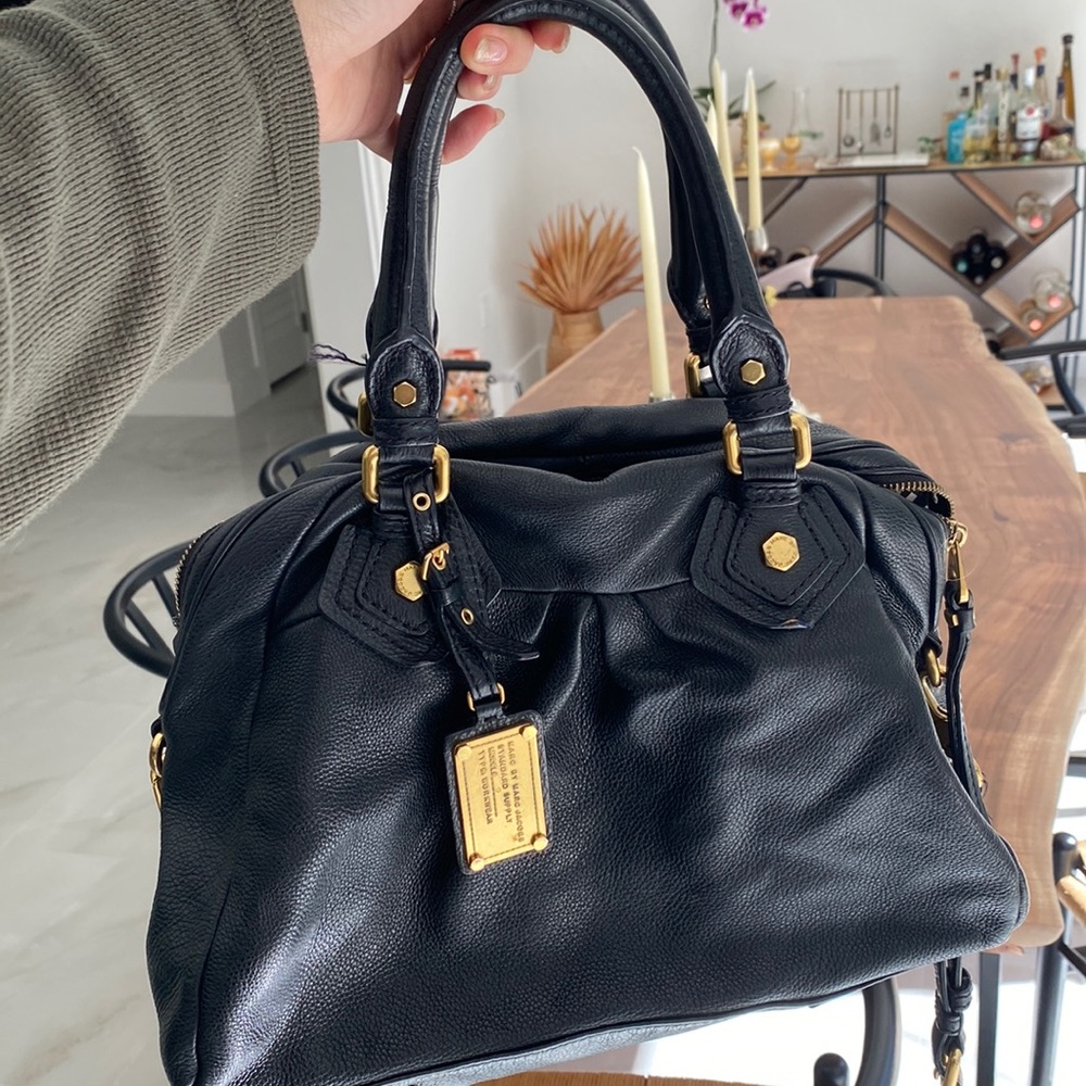 Marc by Marc jacobs black leather handbag